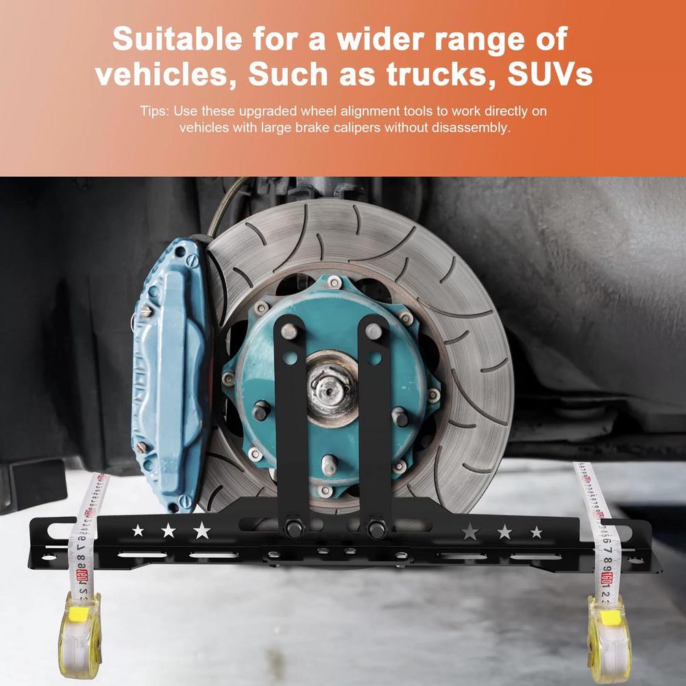 NEW Automotive Toe Plates Automotive Toe Alignment Tool For Home Use More Vehicle Models Heavy Duty Wheel Alignment Tool Kit Set