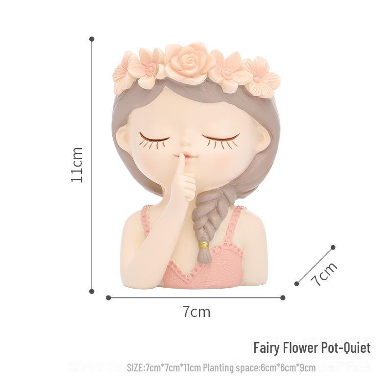 

Мини-горшок для цветов Creative Fairy Resin для балкона и рабочего стола