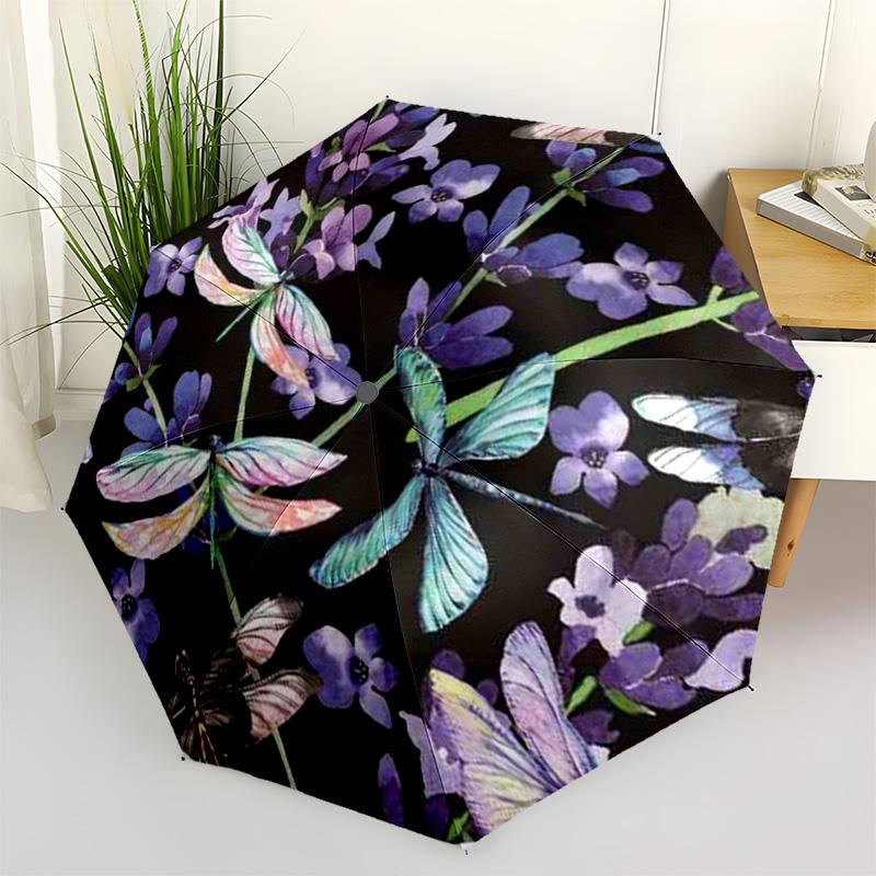 1pc animal Umbrella Portable Folding Umbrella Iron Frame Hole Bone Structure Outdoor Home Umbrella