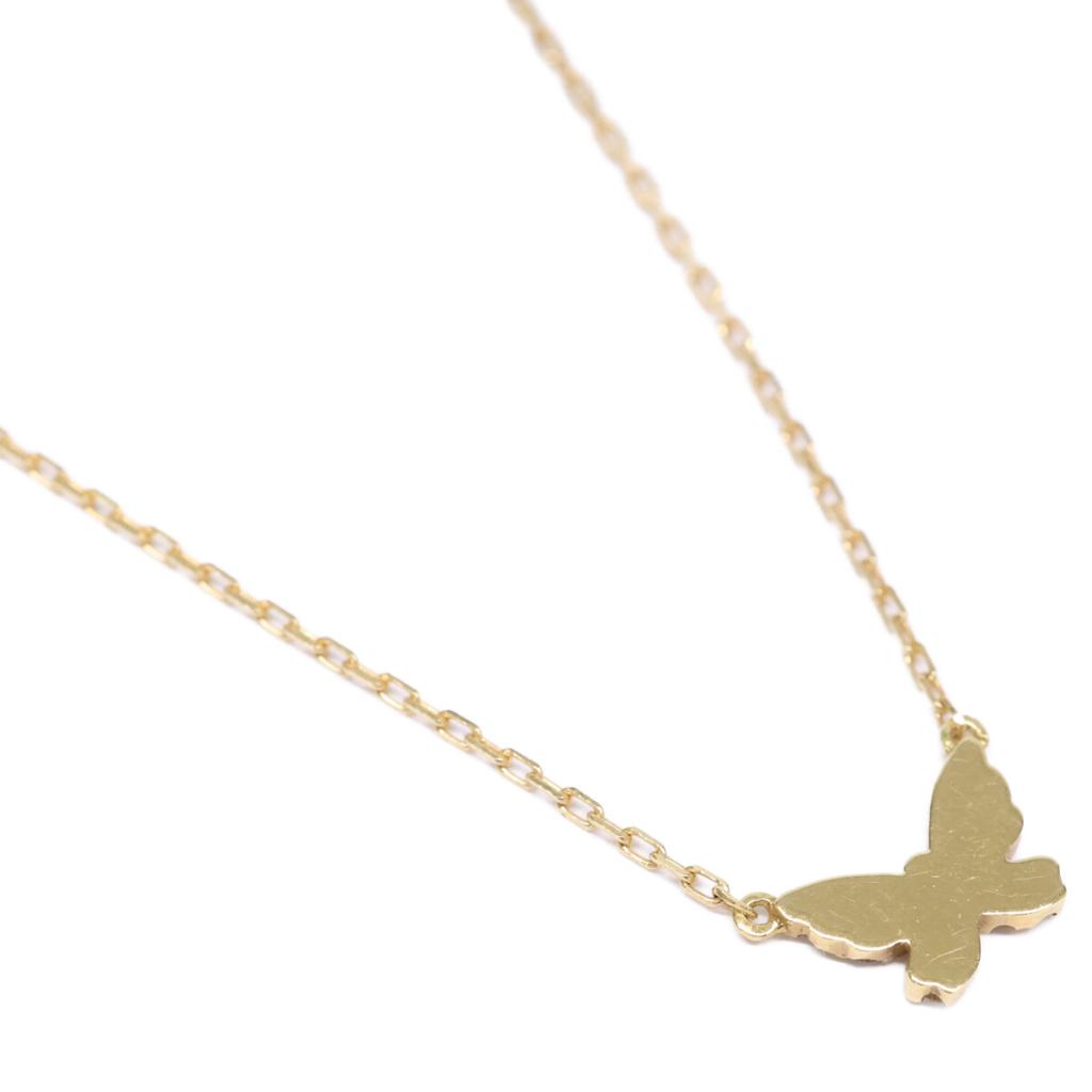 AHKAH K18 0.06ct Diamond Butterfly Pave Bracelet Yellow GoldUsed