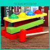 Wooden Toddler Color Matching Hammering Toy Interactive Ball Game For 1-2-3 Year Olds