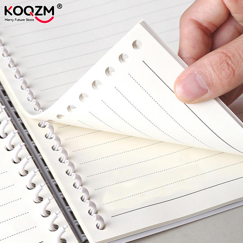 30 Holes Loose-leaf Plastic Binding Ring Spring Spiral Rings Binder Strip For A4 Paper Notebook Stationery Office Supplies