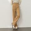 1116 New Women's Purple Lazy Style Simple Commuter Long Pants with Thoughtful Straight-Leg Wide-Leg Casual Floor-Length Slimming