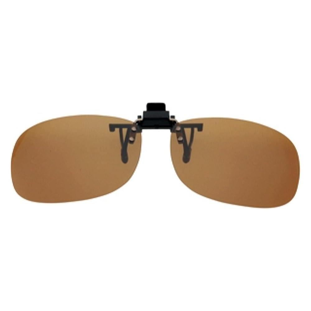 Daiwa DQ-8021-M Polarized Clip Brown Triacetate Fishing Accessory