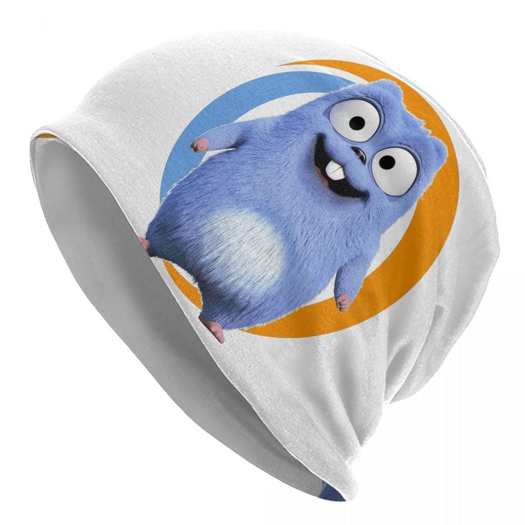 Grizzy Beer Cartoon Bonnet Hats Autumn Winter Outdoor Skullies Beanies Hat for Unisex Women Spring Head Wrap Cap
