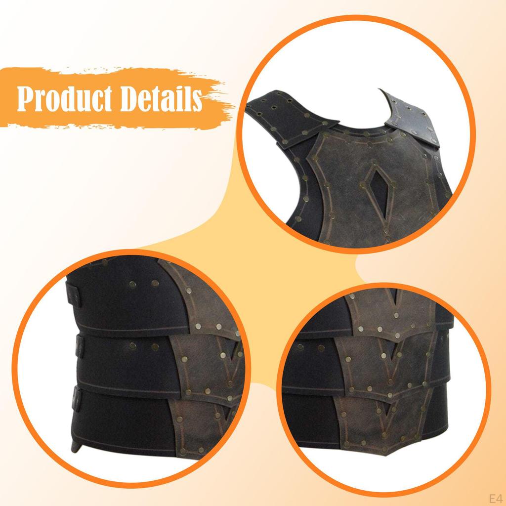 Medieval , Adjustable Vest for Adults, Ideal Masquerade Parties.