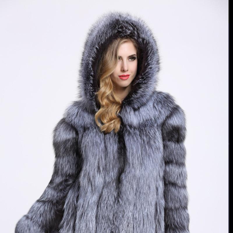 Cappotto da donna in pelliccia sintetica moda autunno e inverno medio lungo temperamento cappotto in peluche allentato con cappuccio giacca calda casual