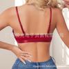 Women Red Lace Wireless Maternity Nursing Bra