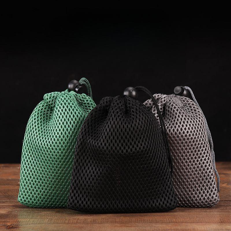 Sandwich Mesh Bag, Nylon Drawstring, Mesh Eye Bag, Dustproof, Storage, Breathable, Drawstring Bag, Thick Mesh Bag