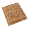 Chinese Chess Set Traditional Xiangqi Strategy Board Game 2 Players Travel Game Set with Foldeble Chessboard and Gold