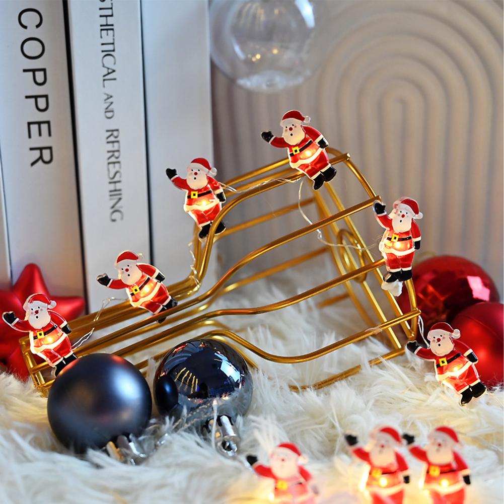 Battery Powered Lights Christmas LED Lights Sturdy Plastic 2 Meters 20 Lights 5 Meters 50 Lights Cute Appearance