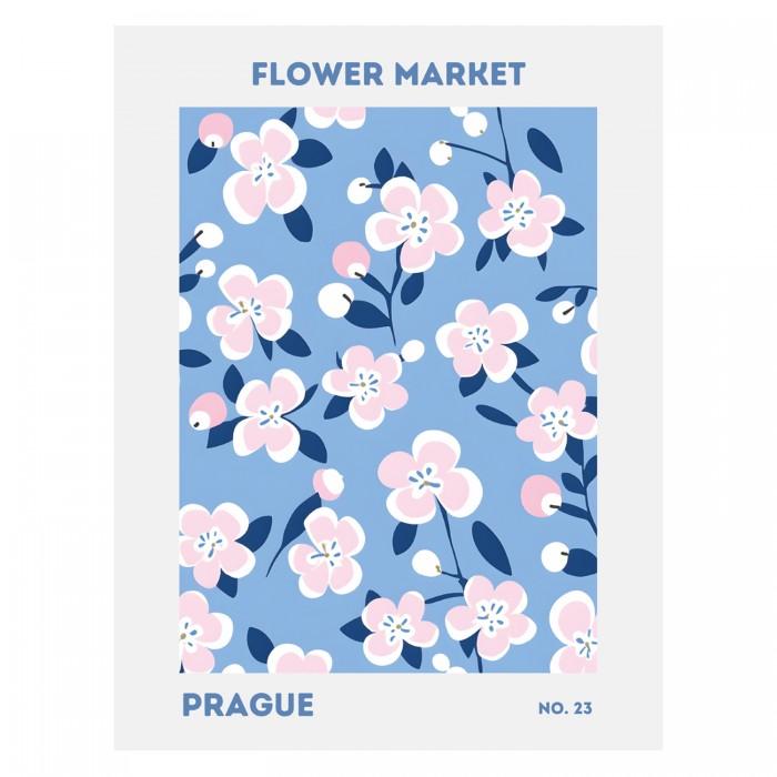 Jolly and Dash Flower Market Prague Print