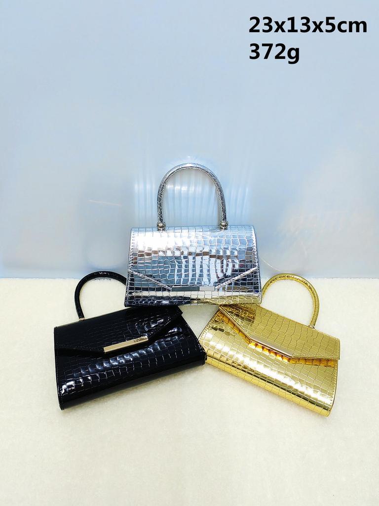 Trendy Crocodile-Pattern Leather Handbag - Versatile Shoulder, Evening & Crossbody Bag