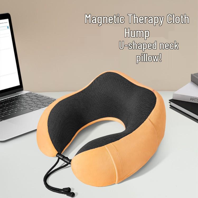 Custom U-Shaped Memory Foam Neck Pillow with Embroidered Logo for Promotion and Gift
