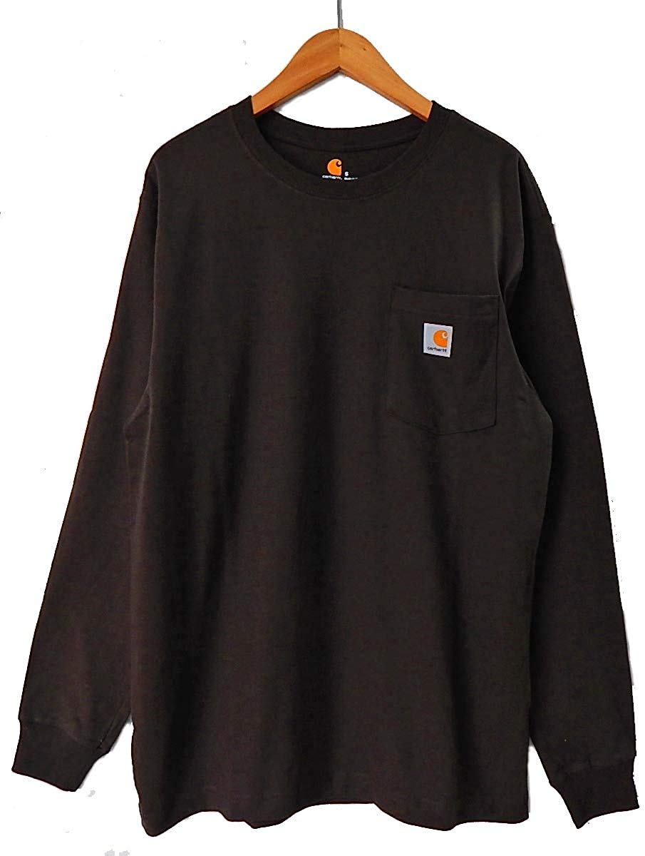 

Футболка CARHARTT с длинным рукавом и карманом DARK BROWN M [Carhartt] [Товар] темно-коричневого