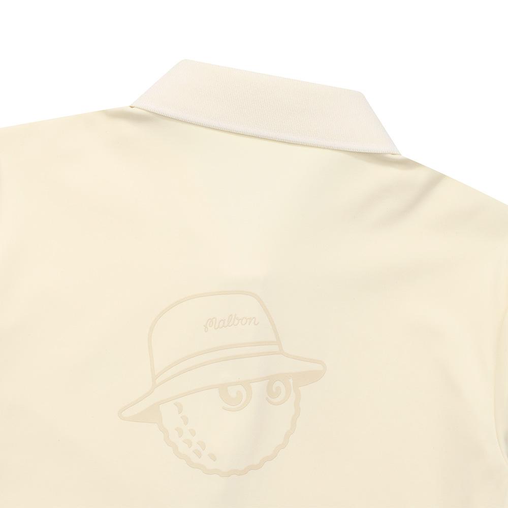 MALBON GOLF Basic Collared Comfort T-Shirt Butter Yellow (Woman)