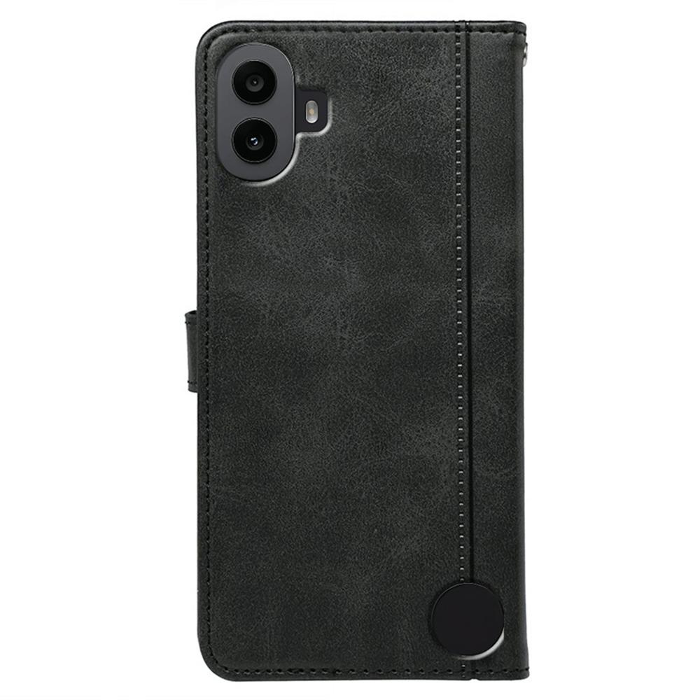 For Nothing CMF Phone 1 Case Calf Texture Leather Stand Book Style Phone Cover
