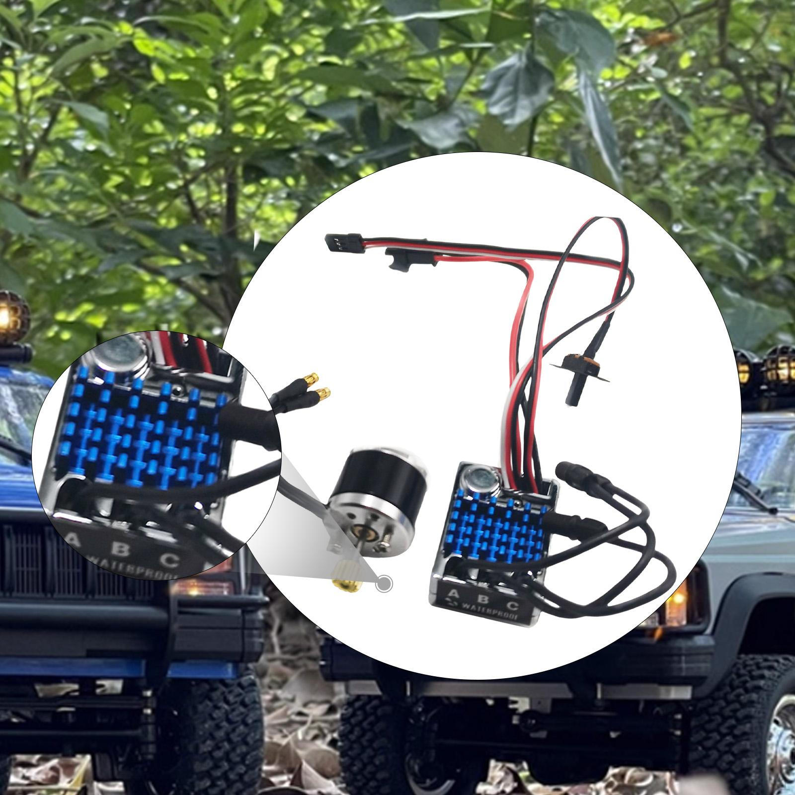 

Brushless ESC with Motor Set Spare Parts Electric Speed Controller Style B