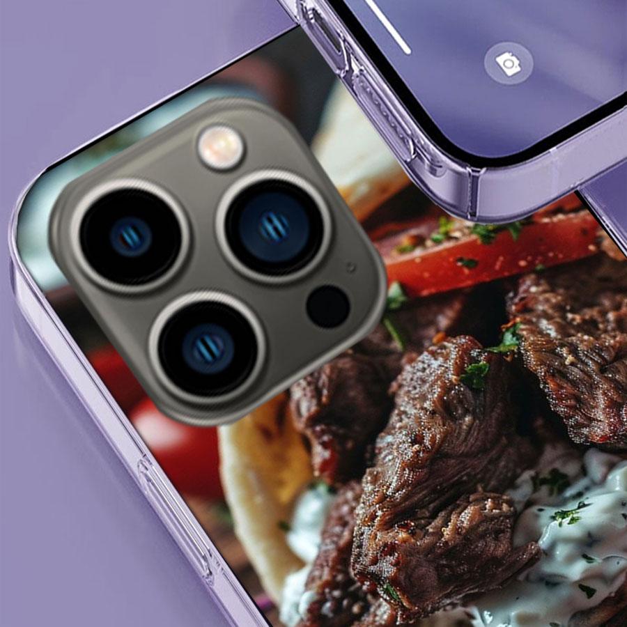 Käse Knuspriges Hähnchen Rindfleisch Verpackung Handyhülle Für Iphone 17 Air 15 Pro 14 Plus 16 Pro Max 17E 16E 12 13 Mini 11 Hülle Süß Fu
