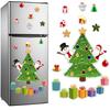 Christmas Cartoon Magnet Fridge Stickers Christmas Tree Santa Elk Snowman Kitchen Fridge Wall Stickers Xmas Magnetic Decoration