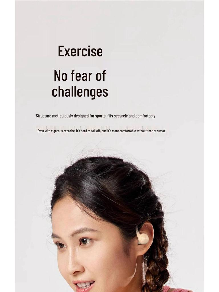 2024 New Wireless Sport Ear-hook Bluetooth Headphones: Ultra-Long Battery Life, Noise Cancelling, In-Ear Design for Men and Women