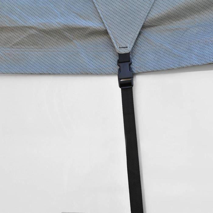 Housse de toit - CARTREND - 7 x 3 m - Universelle - Gris - Pour caravane