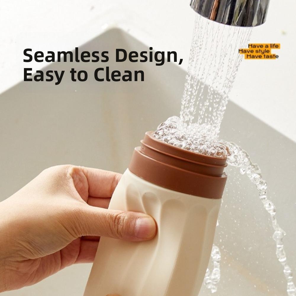 Food Grade Ice Cube Water Bottle Leak-Proof Ice Cube Mold Portable Silicone Ice Cup Home
