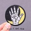Magic Witchcraft Patch Iron On Patches For Clothing Thermoadhesive Patches On Clothes Angel Moon Embroidery Patch For Clothes