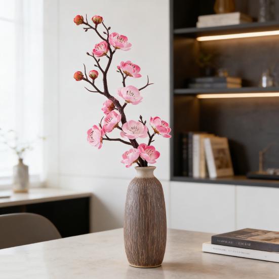 Artificial Wintersweet Picks UV Resistant Fake Plum Blossom Stem Home Office Wedding