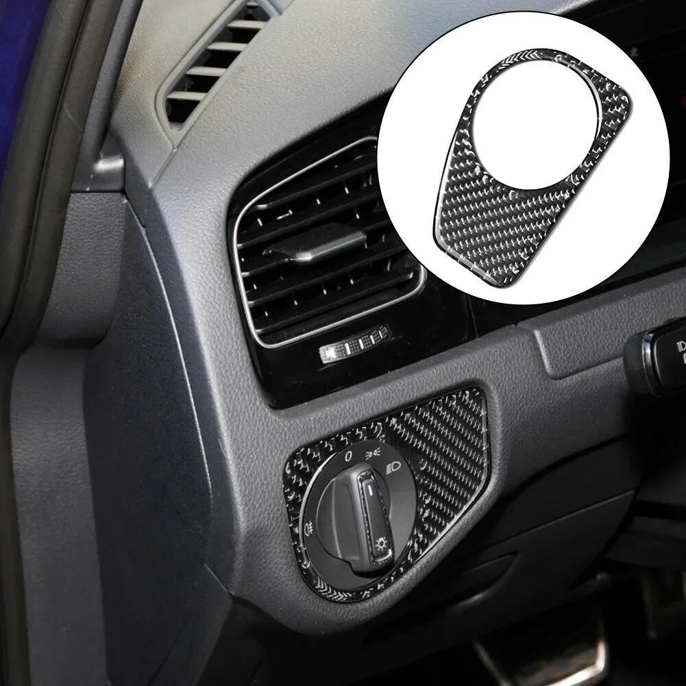 Kohlefaser Scheinwerferschalter-Verkleidung für Golf 7 MK7 (2014-2019)