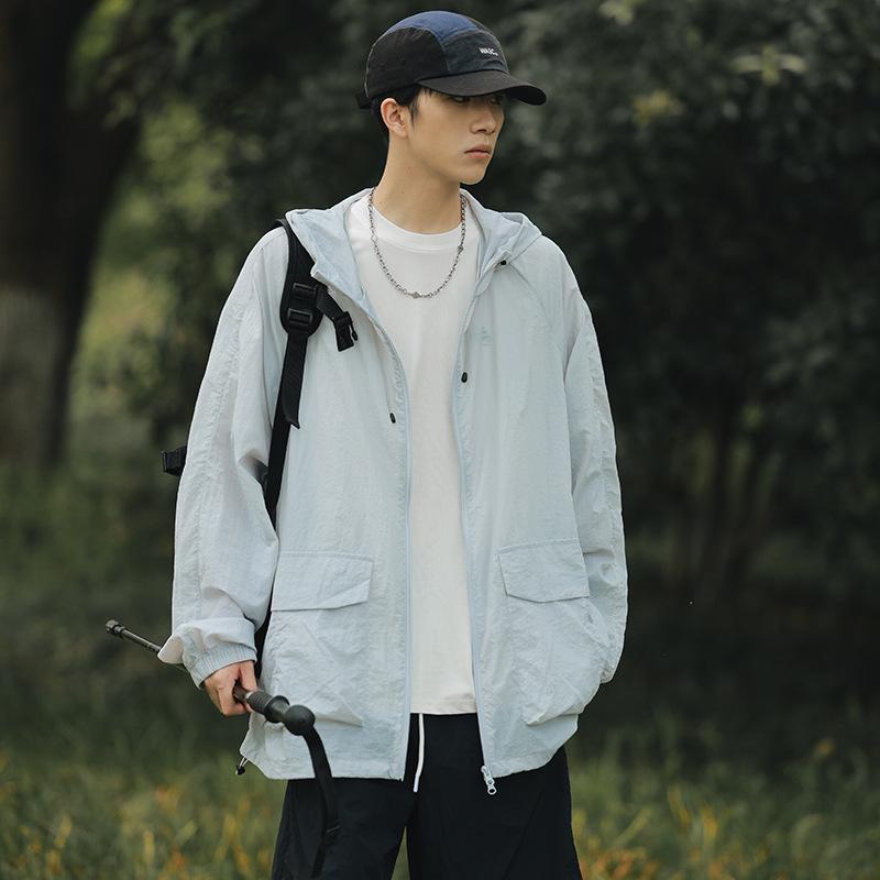 

Унисекс Легкая куртка от солнца с капюшоном, отталкивающая комаров и защищающая от УФ-лучей, для походов на открытом воздухе XL