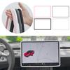 Silicone Screen Protective Frame For Tesla Model 3 Y Edge Cover Central Control Navigation Screen Protector Trim Car Accessories