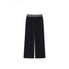 Patchwork Color Collision Low-waisted Wide-legged Sweatpants Women's Pant Plus Size Spring and Autumn Lazy Wind Casual Dragging Ground Sweatpants