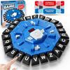 Word Game Family Board Games for Kids & Adults with 2 Modes,220 Topic Categories 24 Letters Pressing Games,Fun Fast-Paced Learning Game,35 Cards,LCD