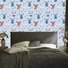Forest Animals Wallpaper in Scandinavian Style for Living Room and Bedroom 50x1000