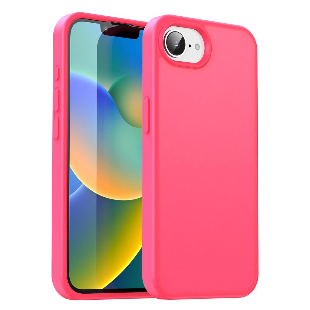 For iPhone 16e Case Skin Touch Matte Anti Drop TPU PC Phone Back Cover