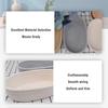 1PC Oval Woven Storage Basket Cotton Rope Woven Basket Simple Table Top Sundries Bedside Storage Basket Cosmetics Storage Basket