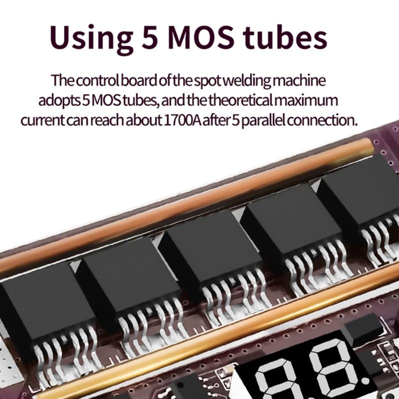 K99 DIY Punktschweißstift, tragbar, 12 V, klein, automatisches Punktschweißzubehör, Akku-Punktschweißstift, Steuerung Mainboard