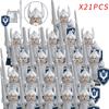 New 8pcs/lot MOC Uruk-hai Orc Army Group Orcus Figures Model Building Blocks LOTR Bricks Medieval Toys for Children gifts