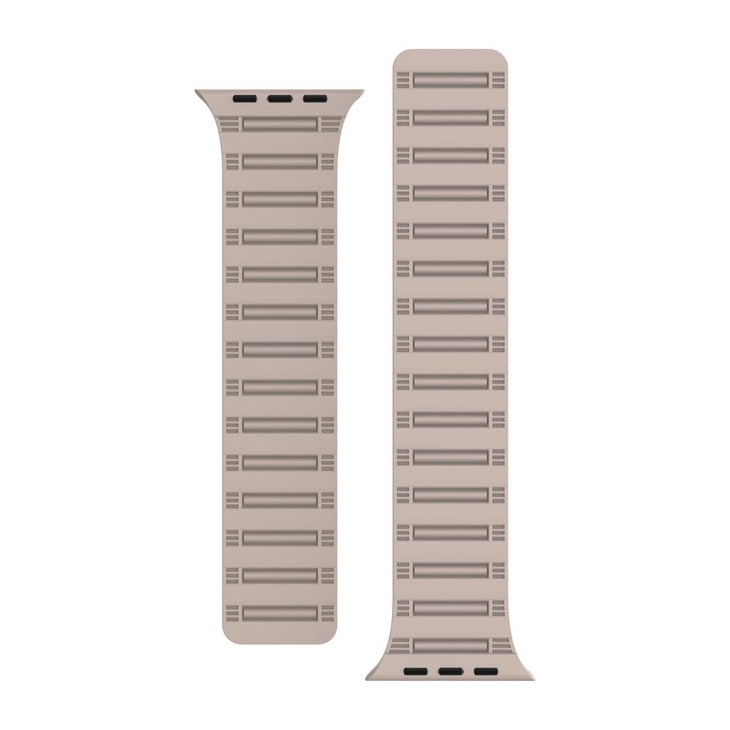 Pasek magnetyczny do Apple Watch Series 10 9 8 7 SE 6 5 4 3 2 1 42mm 41mm 40mm 38mm Silikonowy pasek do zegarka