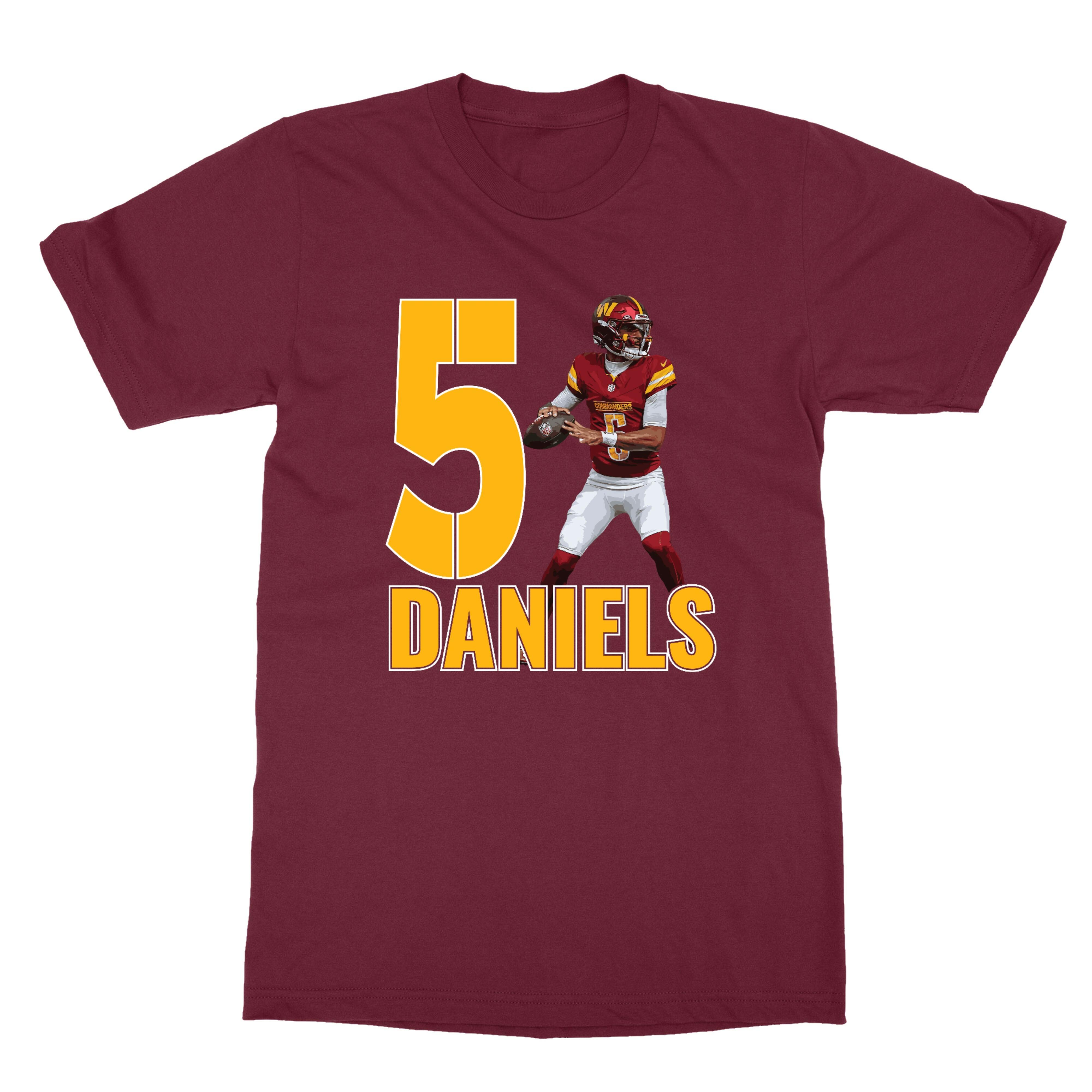 Jayden Daniels 5 Washington Star Player Fans Unisex T-Shirt XL