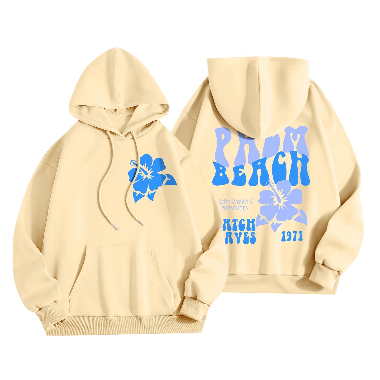 Толстовки для девочек-подростков с длинным рукавом и принтом букв — фото 6