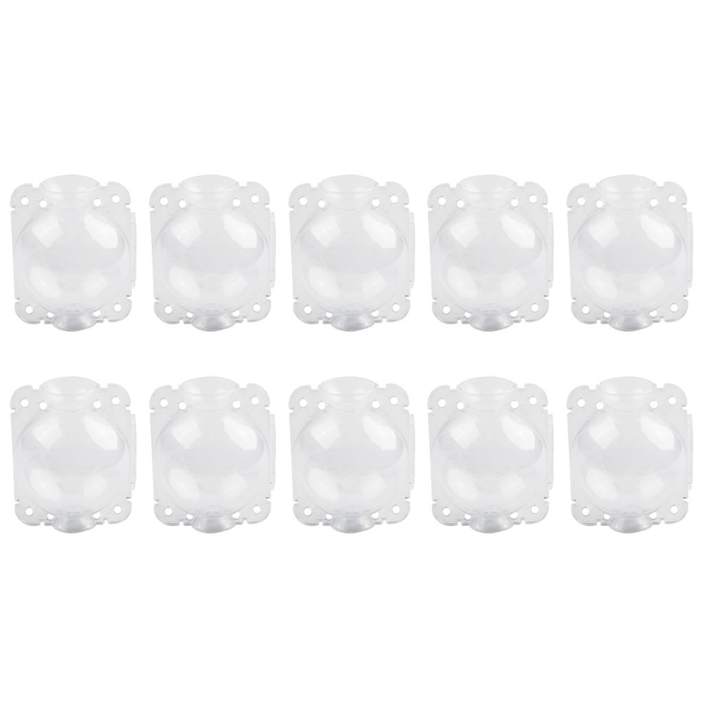 10Pcs Reusable Plant Root Growing Box Plant Rooting Box Shell High Pressure Propagation Ball Garden Graft Box White/Transparent