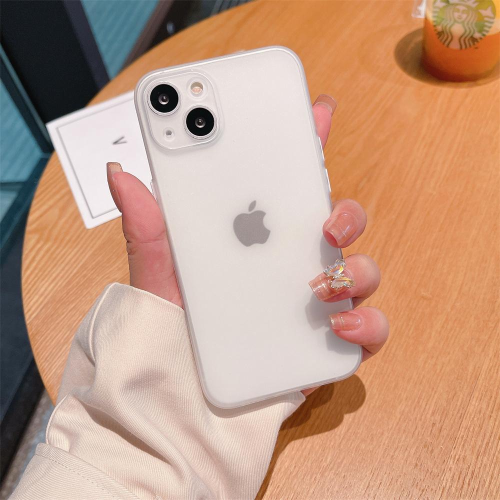 

Ultra-Thin Matte Soft Transparent Case For For Iphone 17 16 15 14 13 12 11 Pro Max X XS Max XR Plus SE Mini TPU Slim Cooling Cover For iPhone 15 Pro