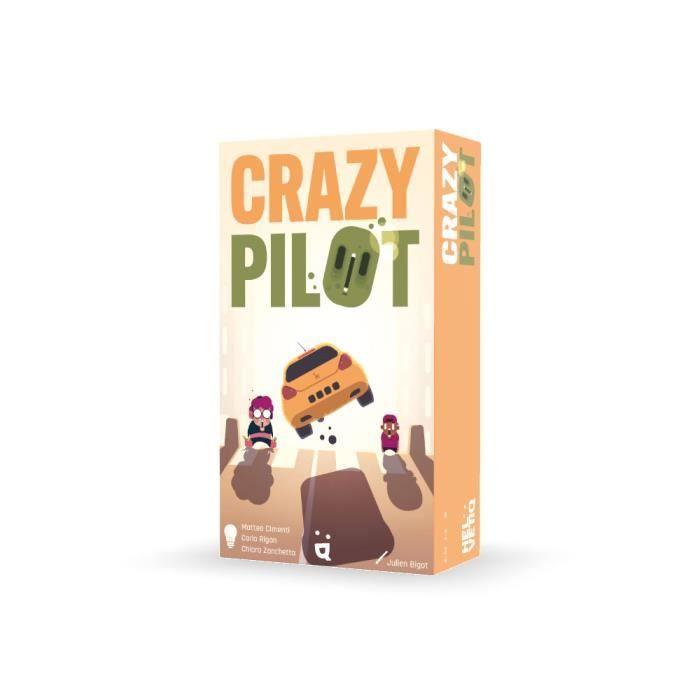 Jeu de carte - CRAZY PILOT - Pour 2 à 6 joueurs - A partir de 8 ans - Réagis vite et sois à l'heure !