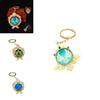 Stylish Genshin Impact Seven Elements Keychain With Durable Alloy Construction For Gamers