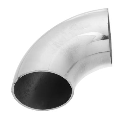 A ABSOPRO Mandrel Bend Elbow OD 90 Degree Exhaust Elbow Pipe Car Modifier Exhaust System 1.55" Piping SS304 Stainless Steel
