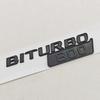 3D ABS Car Fender Side Badge Sticker Logo BITURBO 800 Emblem Decals For Mercedes Benz AMG Brabus Auto Letters Accessories
