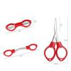 1PCS Portable Multifunctional Needlework Scissors Tools  Mini Folding Scissors In Carbon Steel for Needlework and Line Cutting