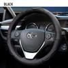 Premium Cowhide Leather Steering Wheel Cover - Anti-Slip, Wear-Resistant, Breathable, Universal Fit for All Seasons